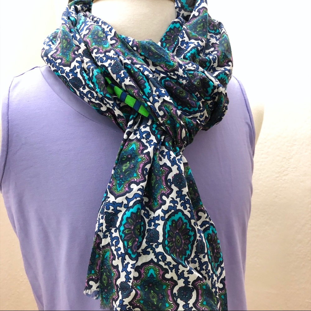 Final sale ⭐️NWT⭐️ Talbots Geometric Print Scarf